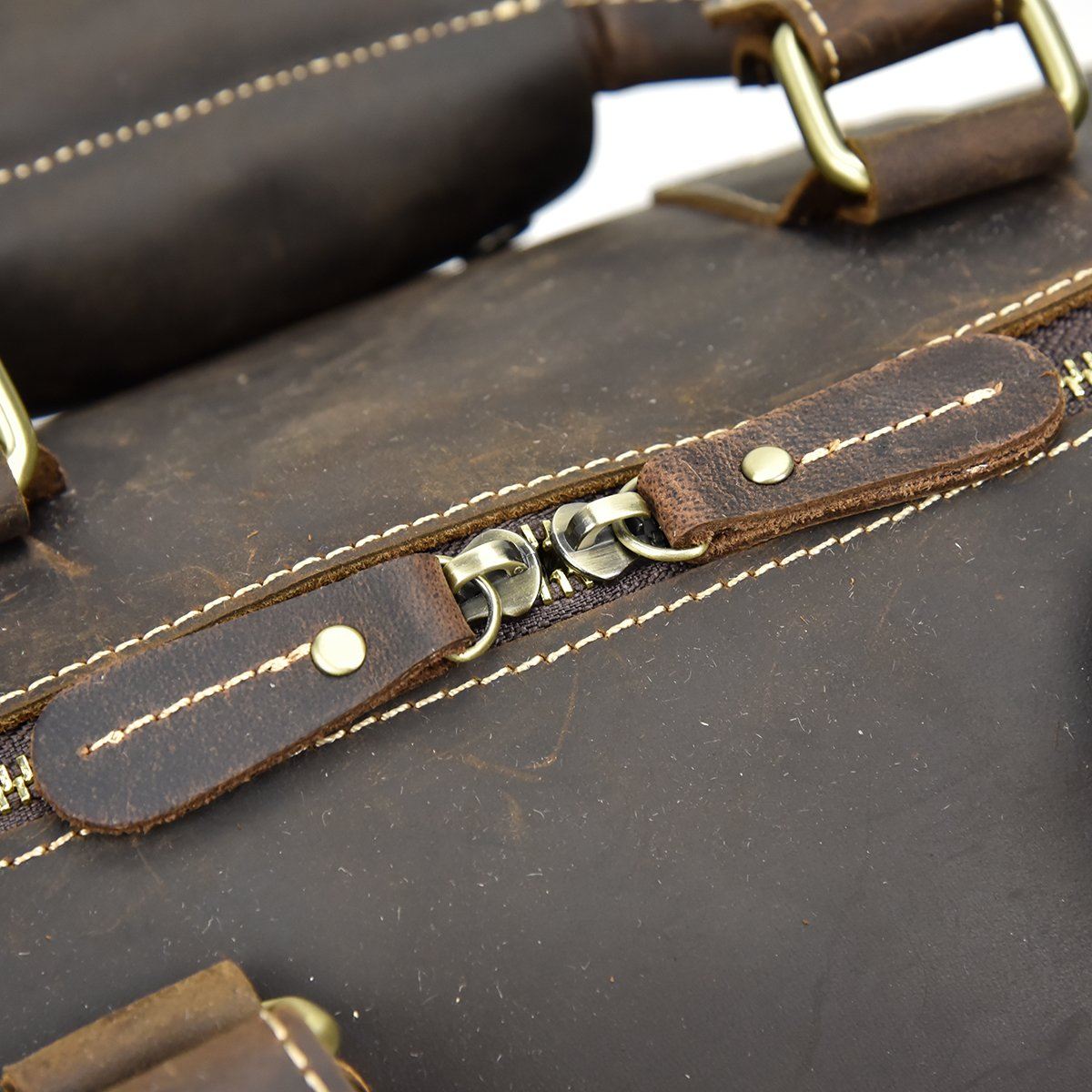 Reisetasche aus Leder 35L – Vintage Weekender