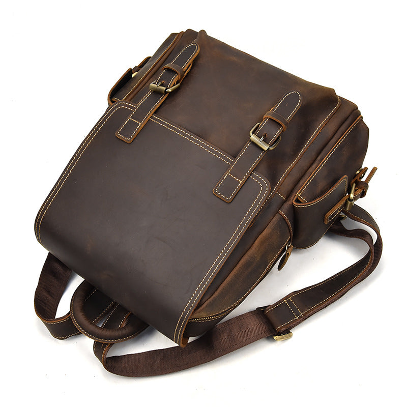 Damen Leder Rucksack 15L Uméra – Vintage Rucksack aus Echtleder