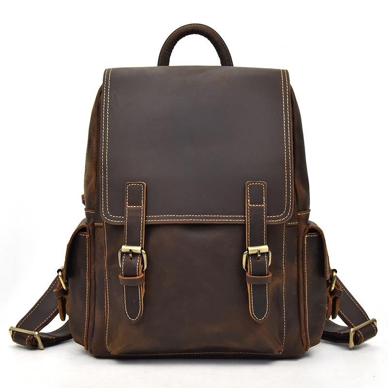 Damen Leder Rucksack 15L Uméra – Vintage Rucksack aus Echtleder