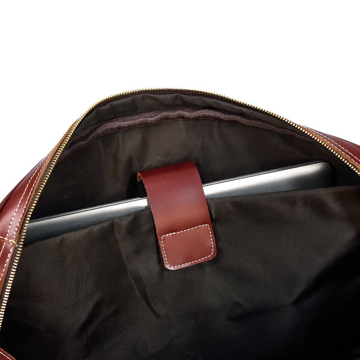 Leather Weekender Bag – Vintage 35L Weekender für Stilreisen